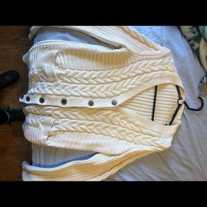 Cream knit cardigan